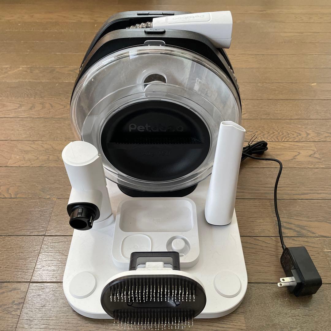 Petaboo コードレスペット吸引ブラッシングバリカンセット