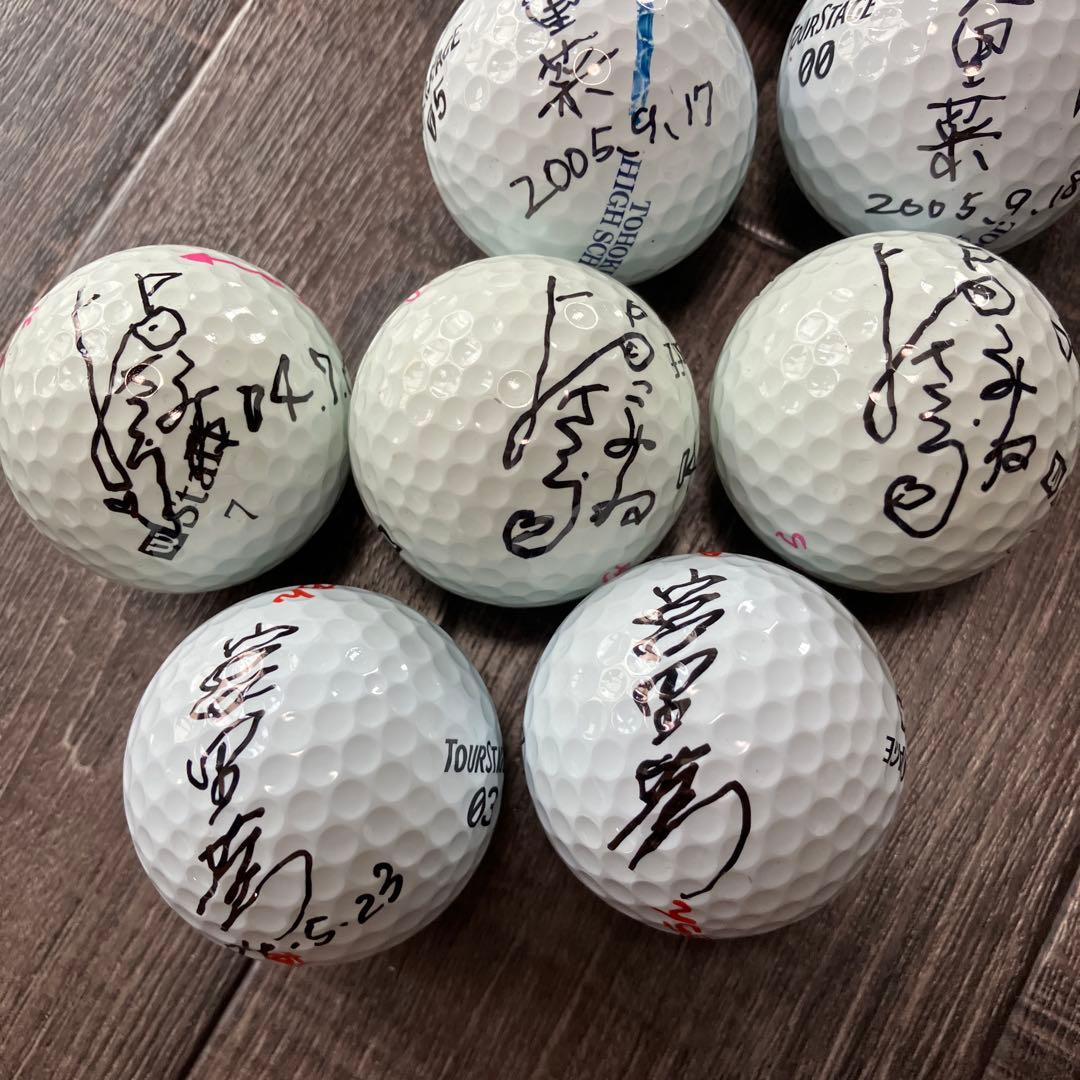 女子ゴルフ　サインボール