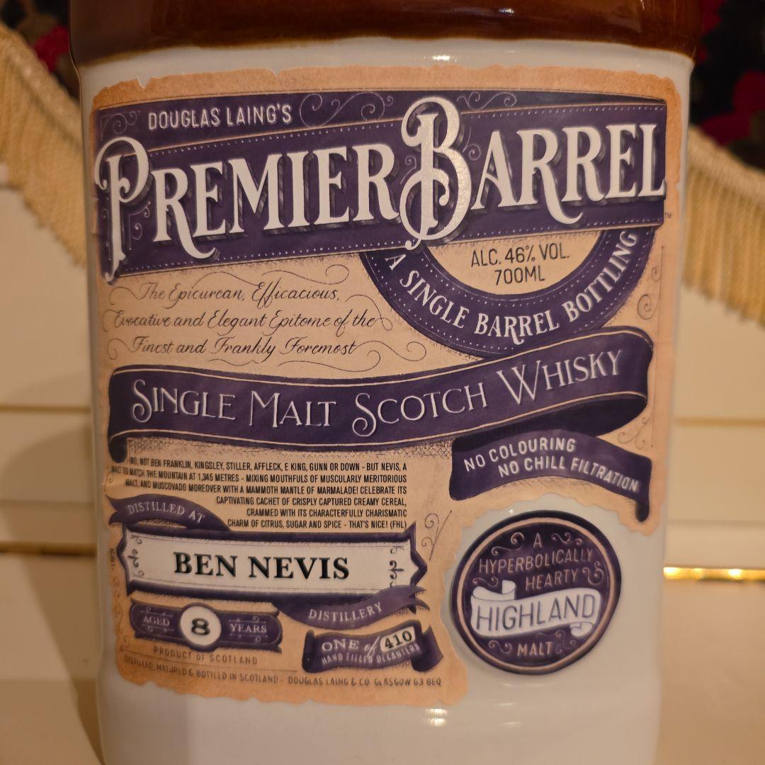 [プレミエバレル]ベンネヴィス 8年 リフィルホグスヘッド[ ダグラスレイン ]