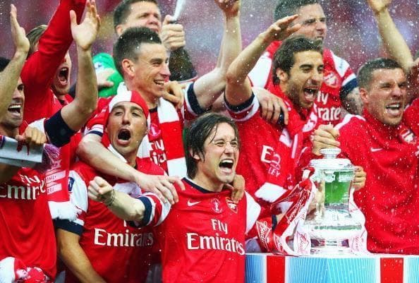 【送料無料】 Arsenal FA cup 2014 記念フレーム