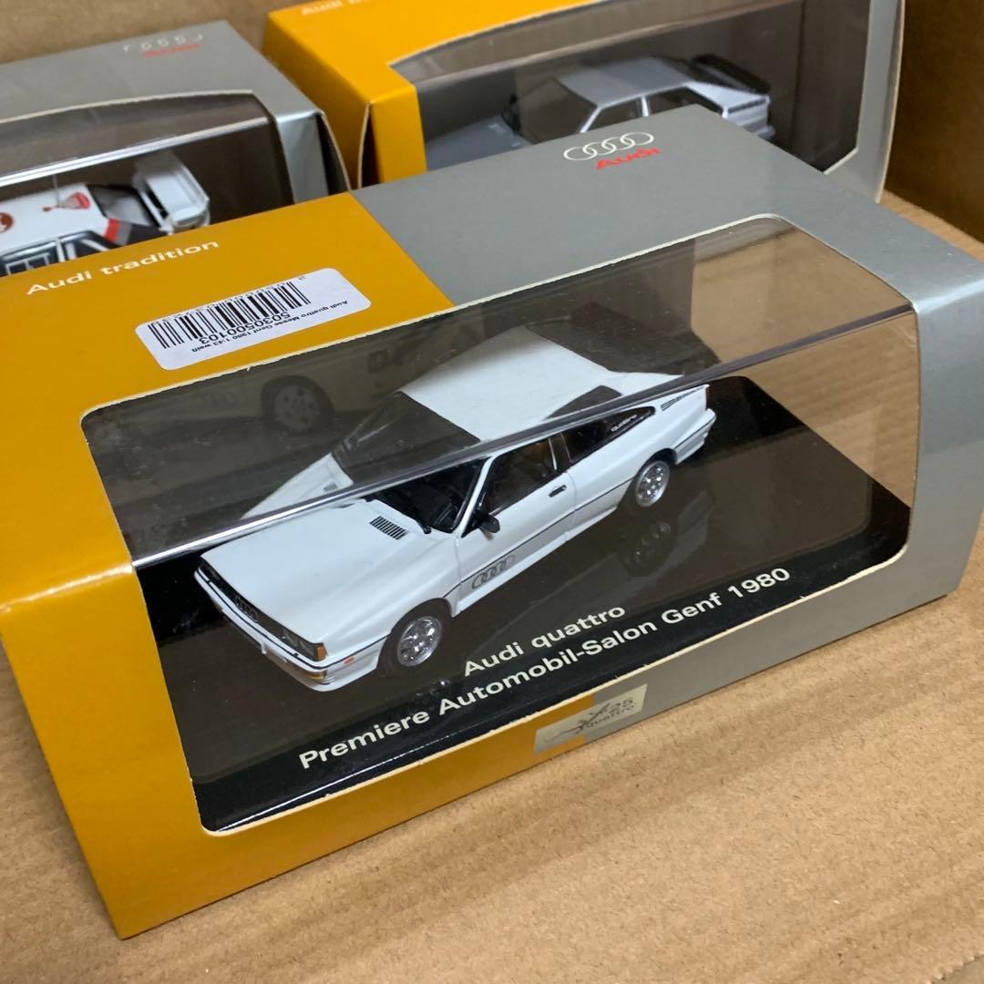 Audi quattro 1/43 minichampsアウディ純正版　クワトロ