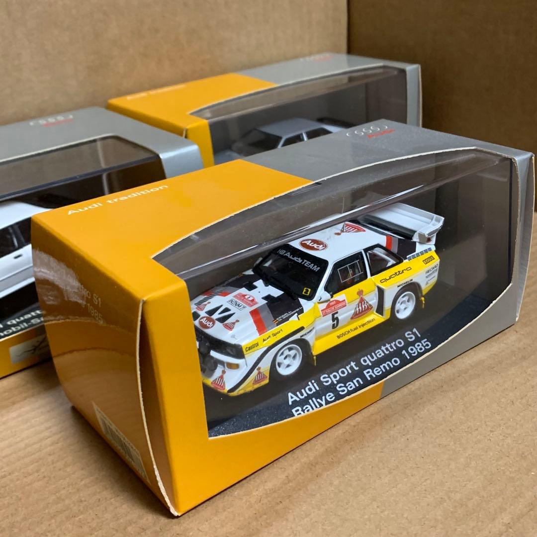 Audi quattro 1/43 minichampsアウディ純正版　クワトロ