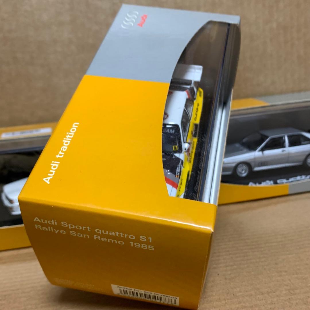 Audi quattro 1/43 minichampsアウディ純正版　クワトロ