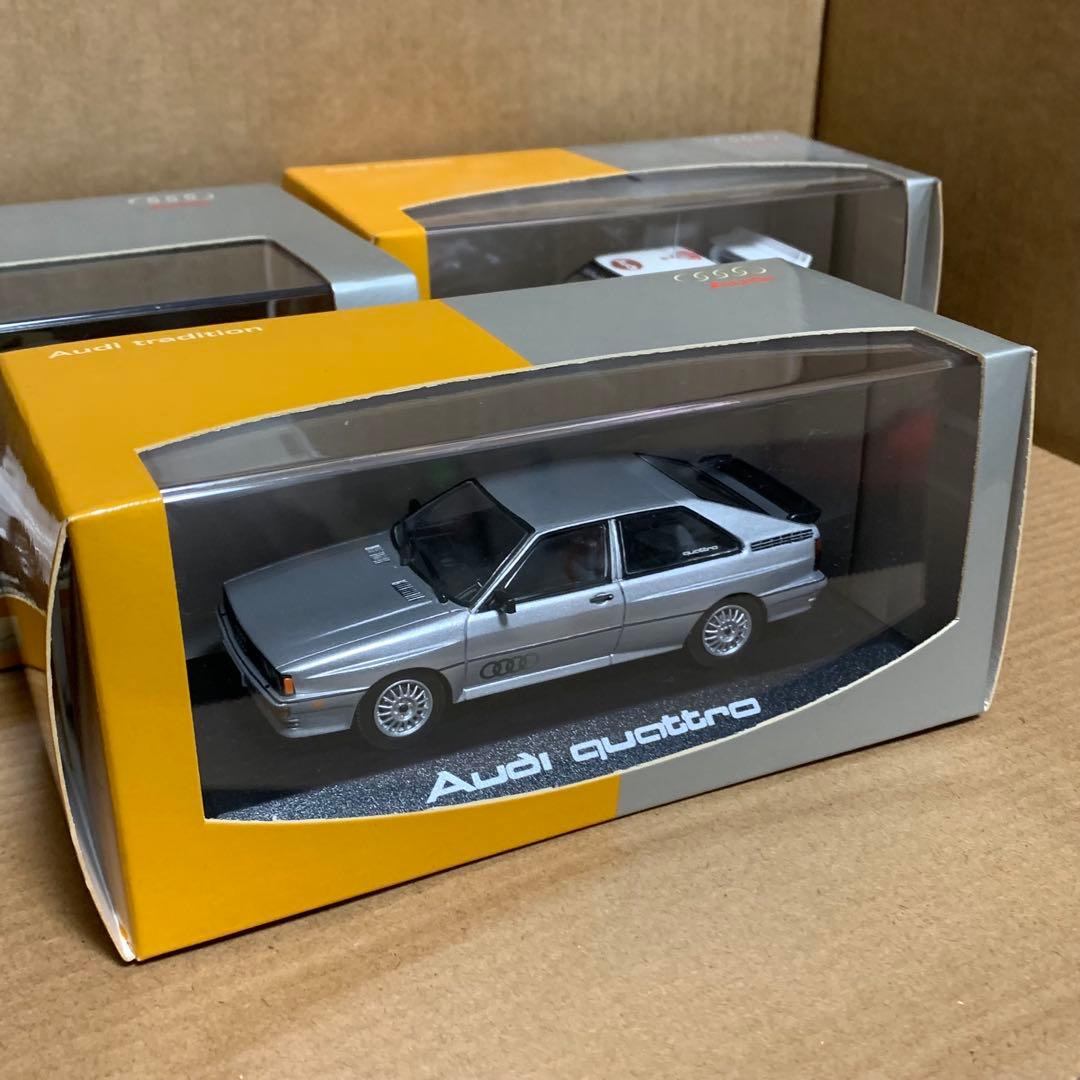 Audi quattro 1/43 minichampsアウディ純正版　クワトロ