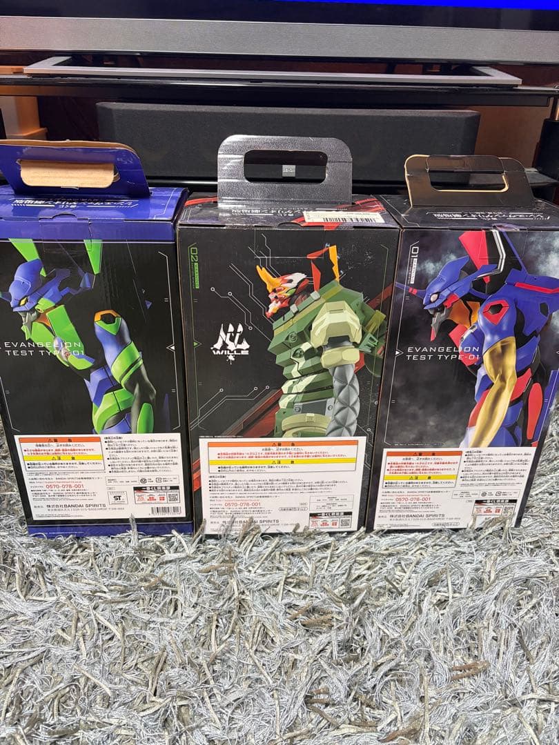 エヴァンゲリオン 一番くじ A賞 初号機 ２号機 3体 セット