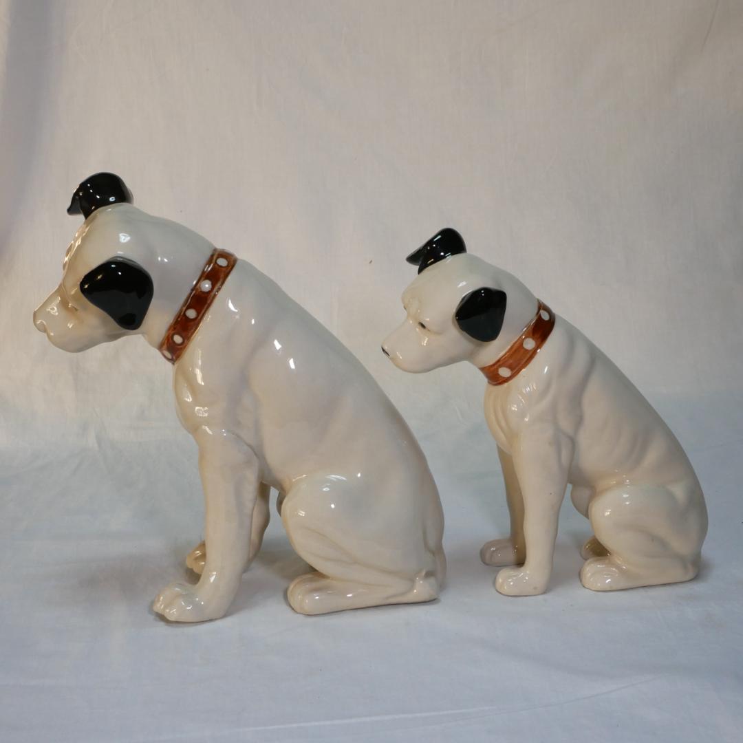 ビクター犬　ニッパー君　陶器置物　7匹　ビンテージ