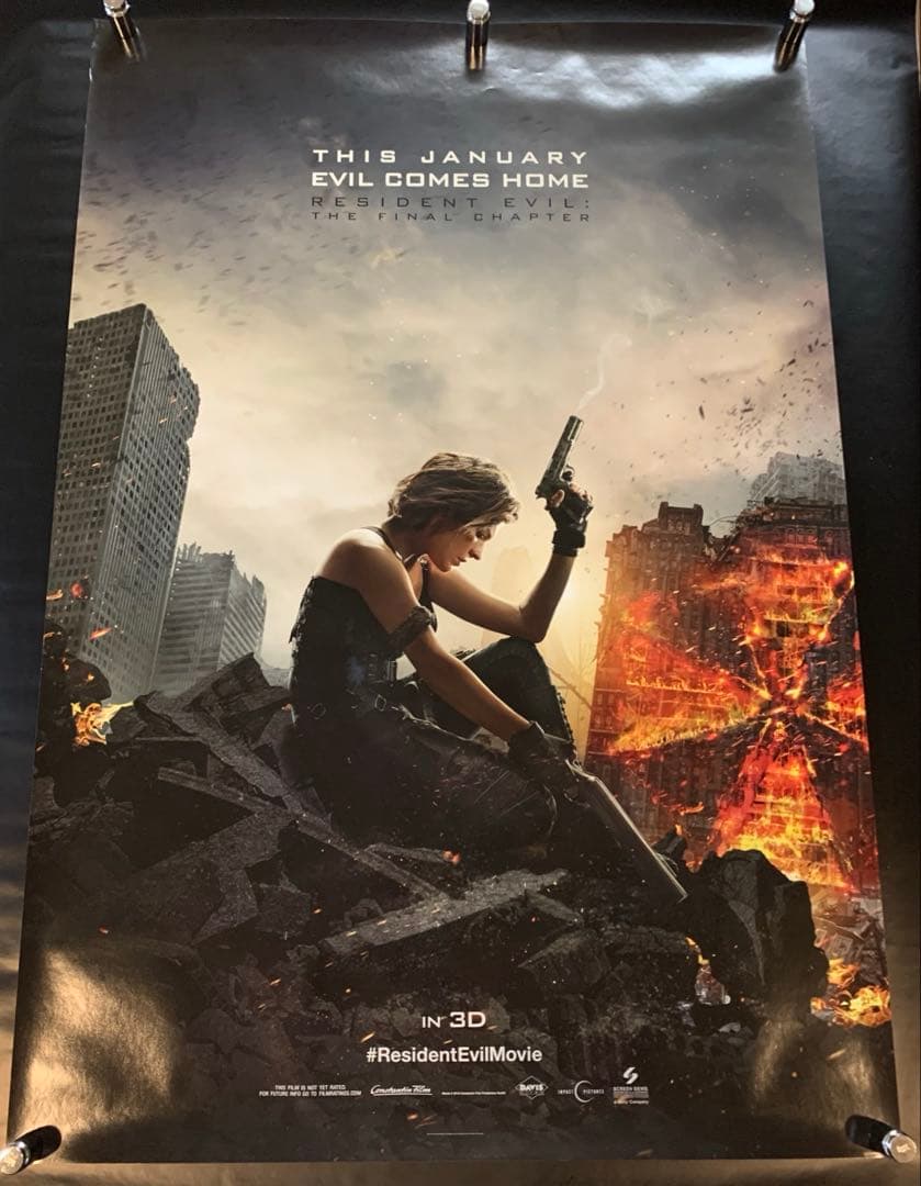 *非売品*バイオハザード ミラジョヴォヴィッチ オリジナル映画ポスター