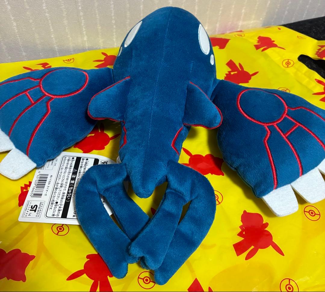 【タグ付、レア】ポケモンセンター オリジナル カイオーガ ぬいぐるみ 2014年