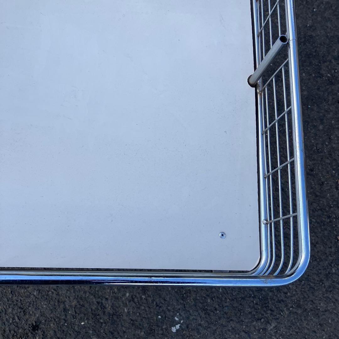 B-1 折りたたみ式 キャスター付き ワゴン 店舗什器 サービスカート レトロ