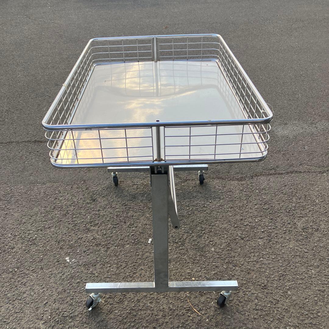 B-1 折りたたみ式 キャスター付き ワゴン 店舗什器 サービスカート レトロ