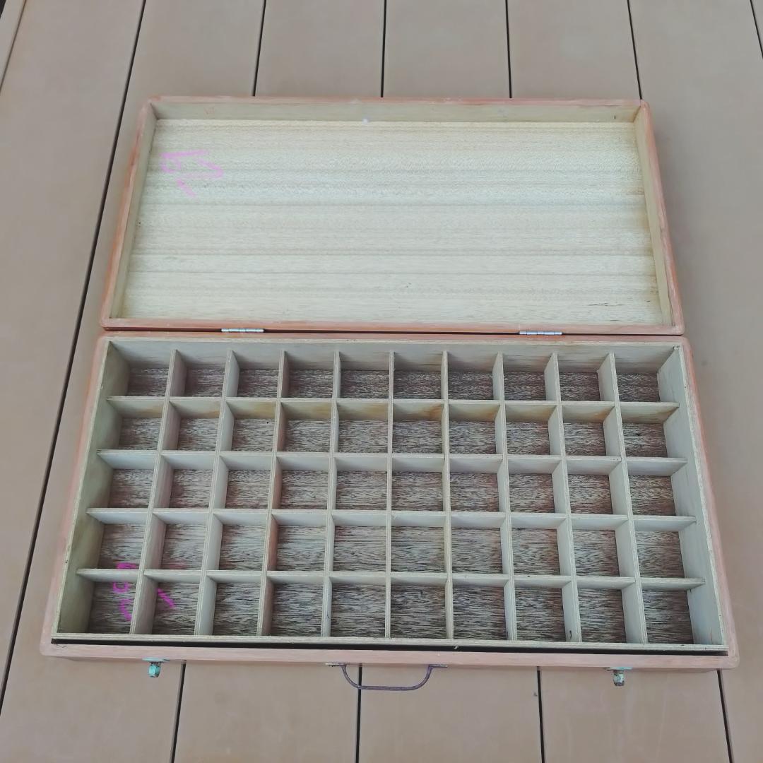 （昭和レトロ）サッポロビール　リボンシトロエン　木製ケース　仕切り板付き