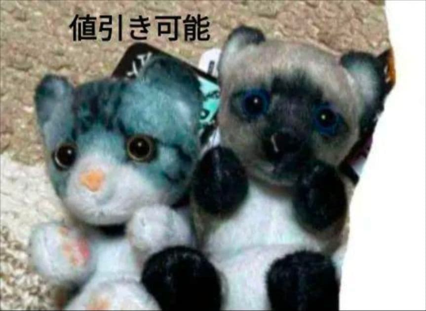 猫つまんでマスコットBC　猫　ぬいぐるみ　猫つまんで　マスコット　リアルアニマル