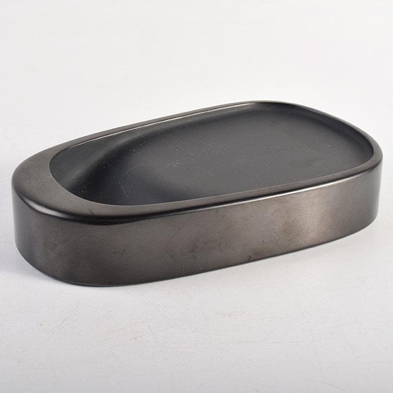 書道具　栄寿堂硯本舗　山下芳石作　雨畑硯　共箱　C　R8786