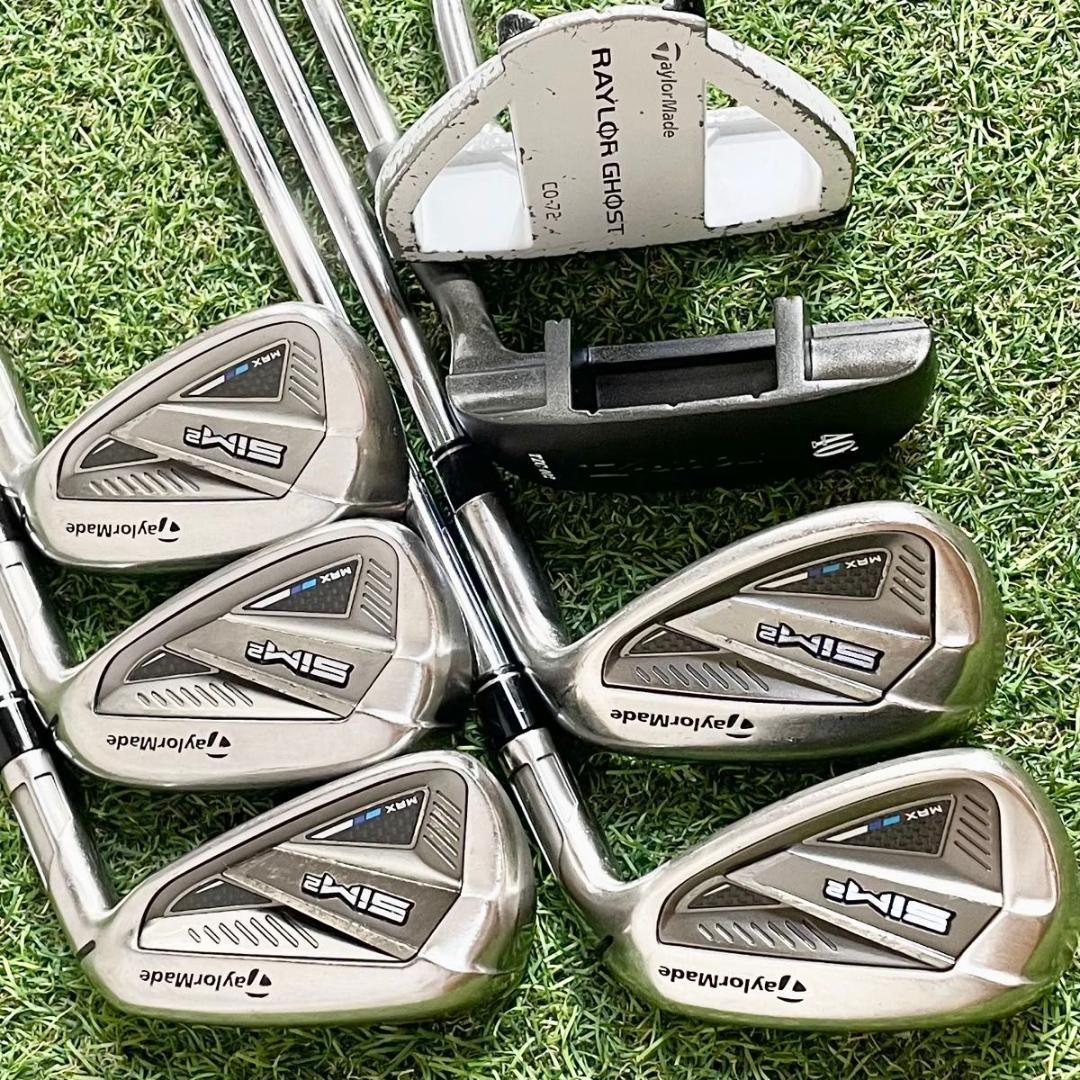 【バッグ美品】テーラーメイド SIM2MAX ゴルフクラブセット S 10本 右