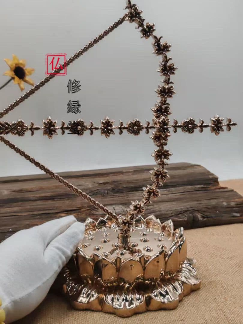 【修縁堂】明仏母弓を作ります 密教法具古美術品 金剛降魔法器仏具