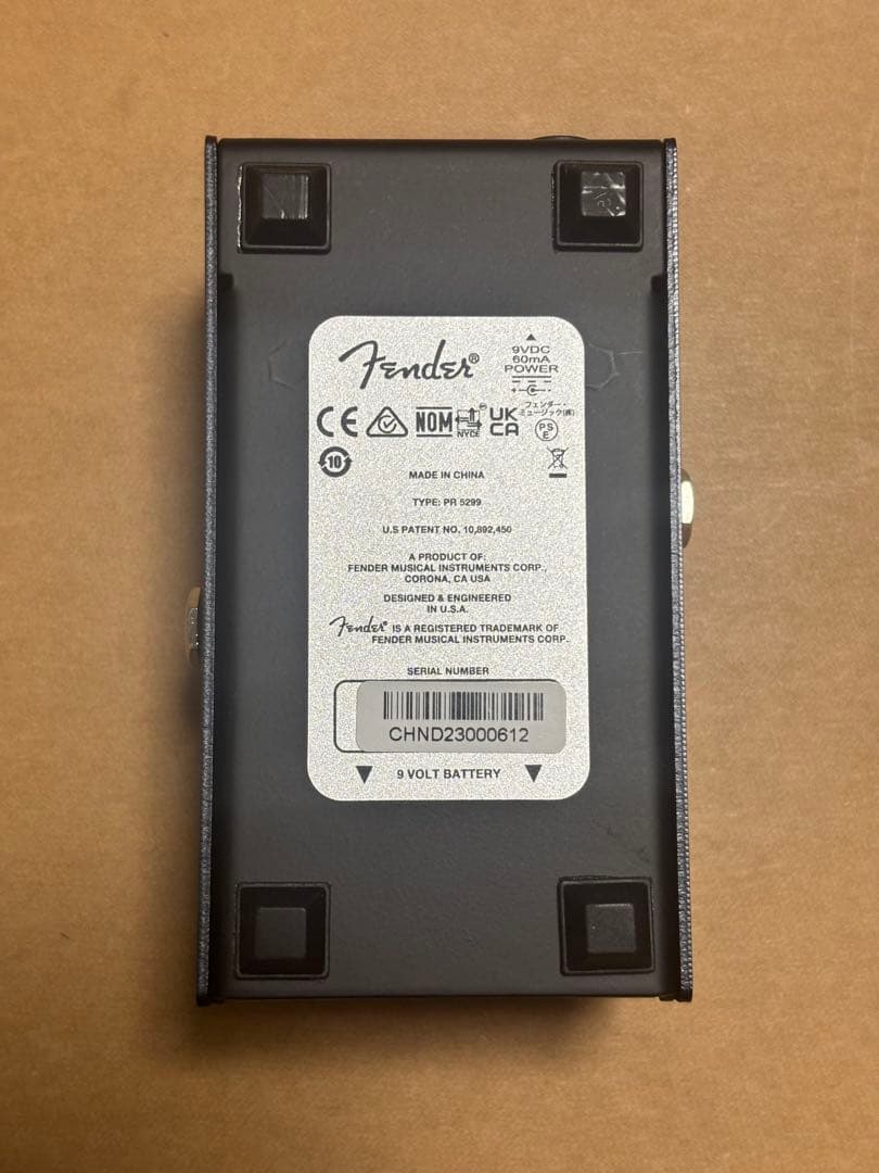 【美品】Fender THE BENDS ギターエフェクター