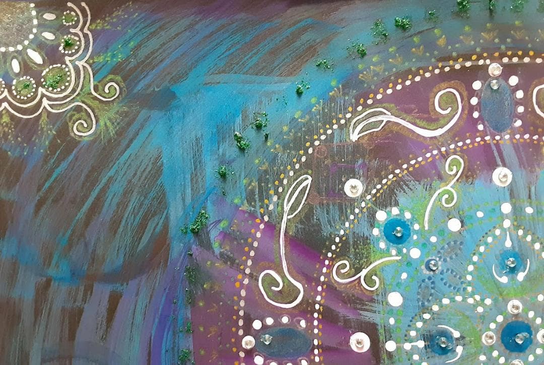 五十嵐由家　曼荼羅画417「眠れる」