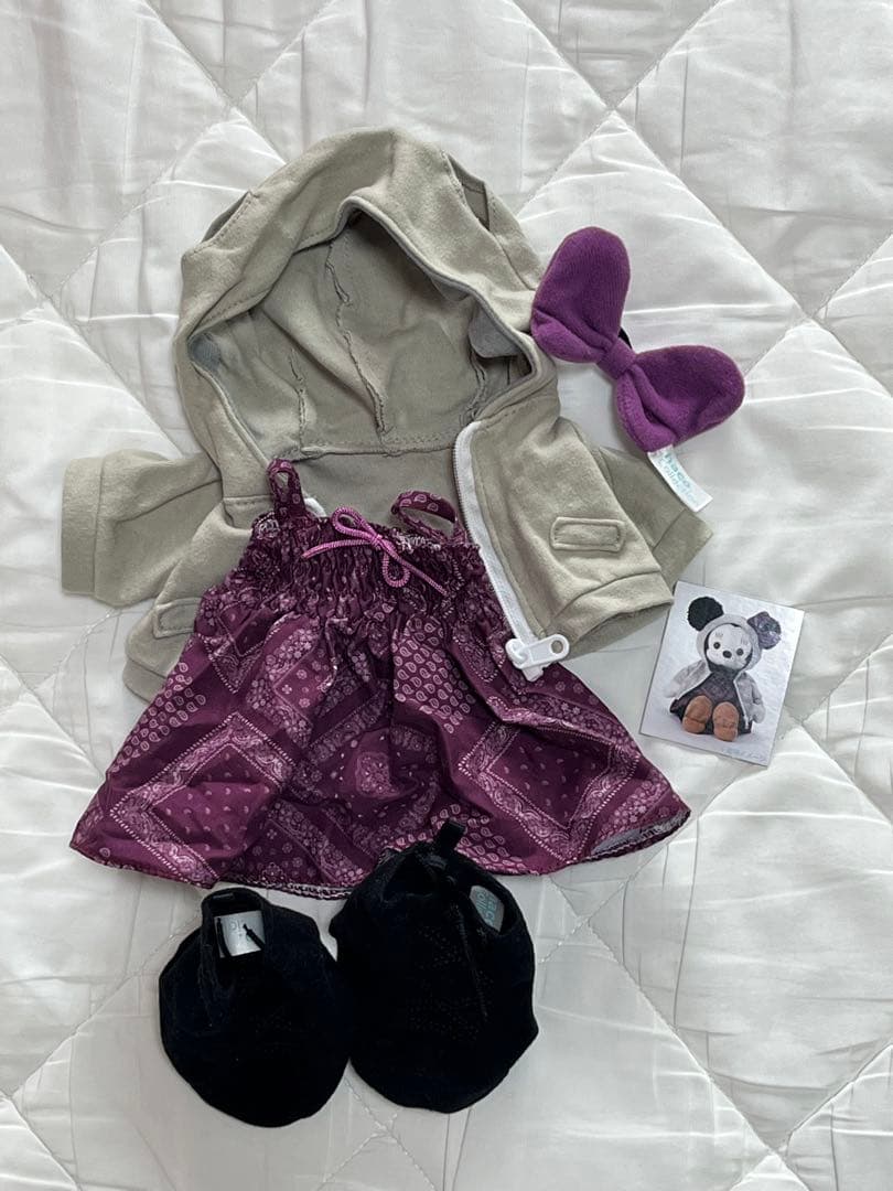 【激レア】ミニークチュールぬいぐるみと着せ替え洋服16着セット