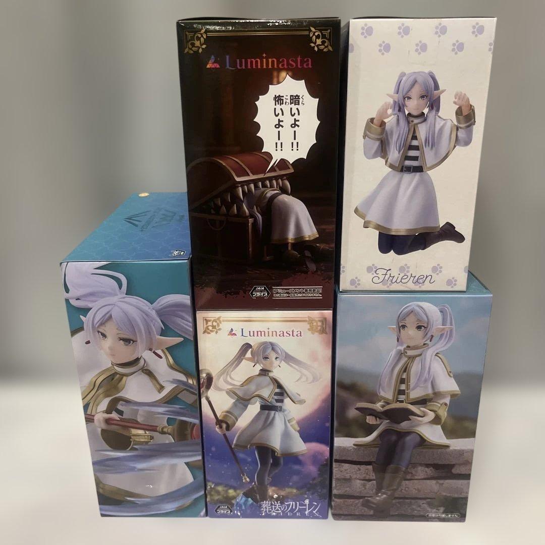 【匿名配送】葬送のフリーレン フリーレン フィギュア　５点セット！