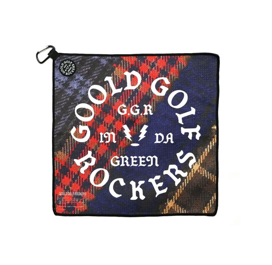 ラウンド用品・アクセサリー GOOLDGOLFROCKERS OG LOGO GOLFTOWEL CHECK