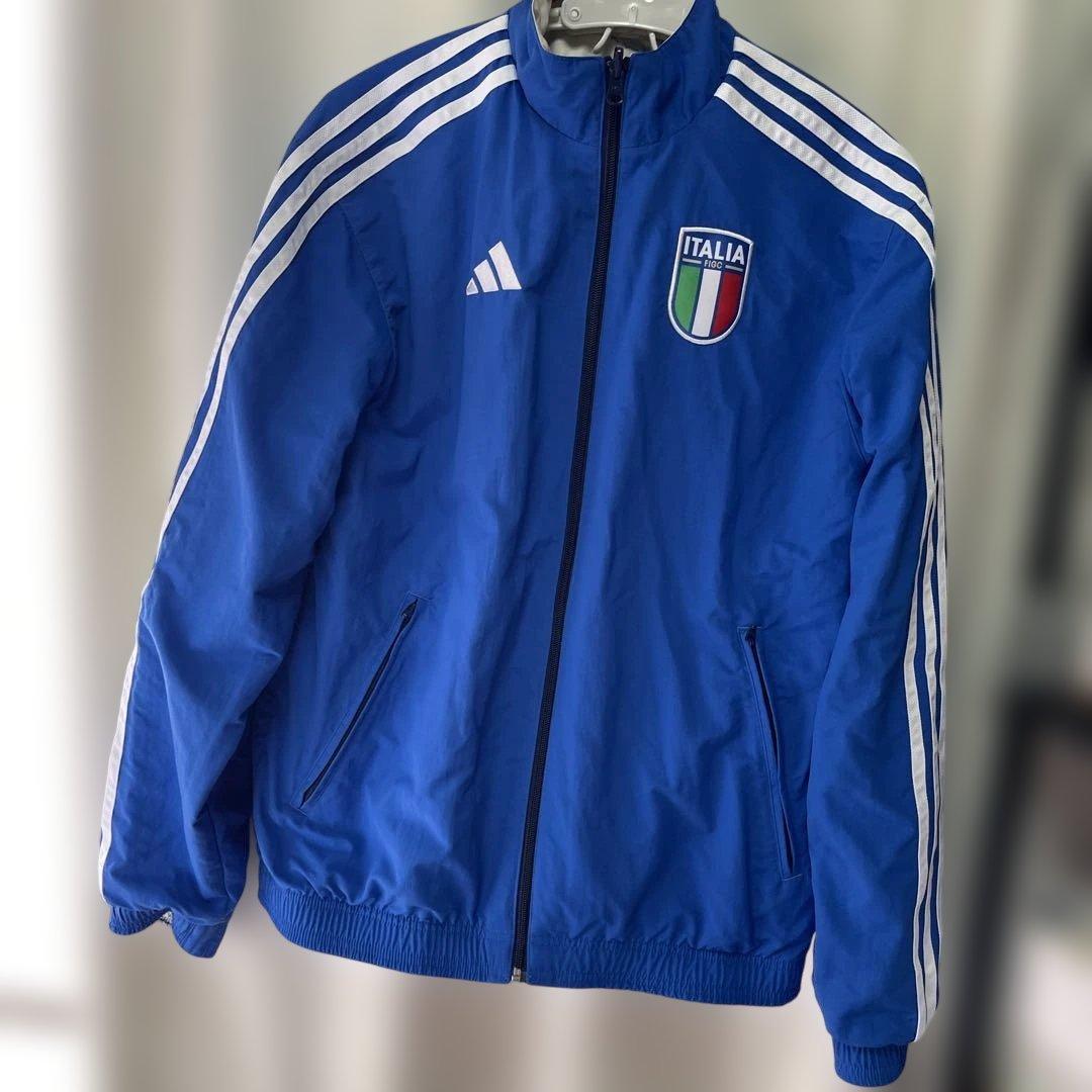 adidas イタリア代表 ウインドブレーカー リバーシブル　Lサイズ