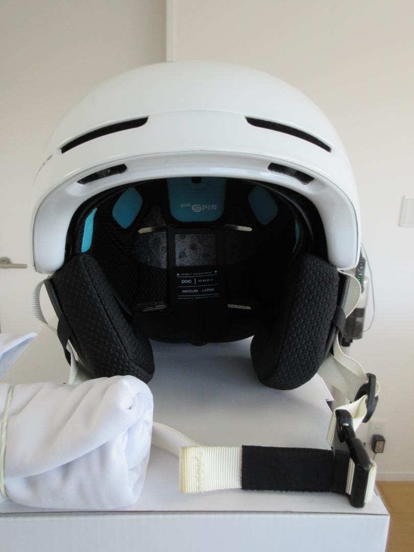 ポックPOC OBex BC SPIN ヘルメット 55-58 M-L ホワイト