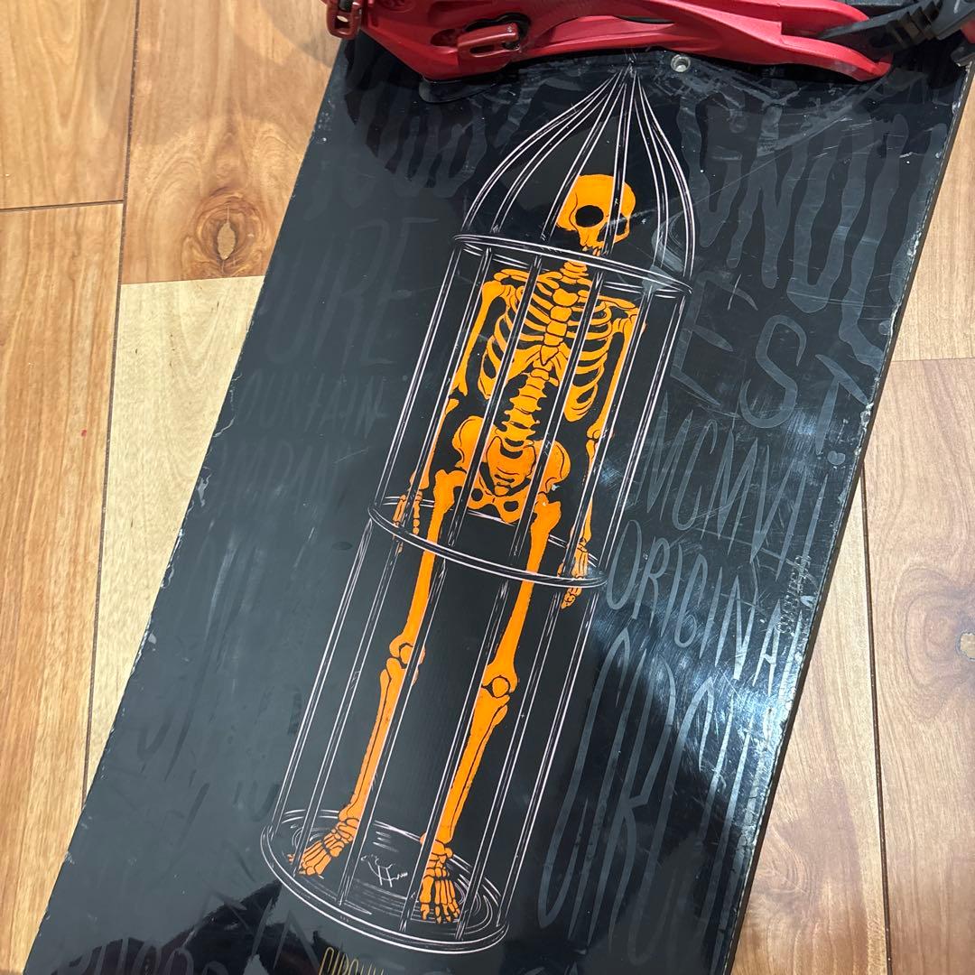 ROSSIGNOL CIRCUIT スノーボードセット 155 FLUXバイン付