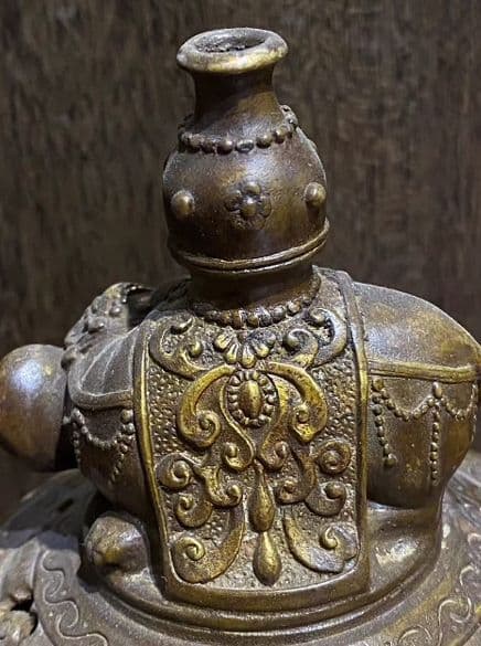 銅器 仏教 香炉 法器 古美術 コレクション品 銅製 工芸品 彫刻装飾品置物
