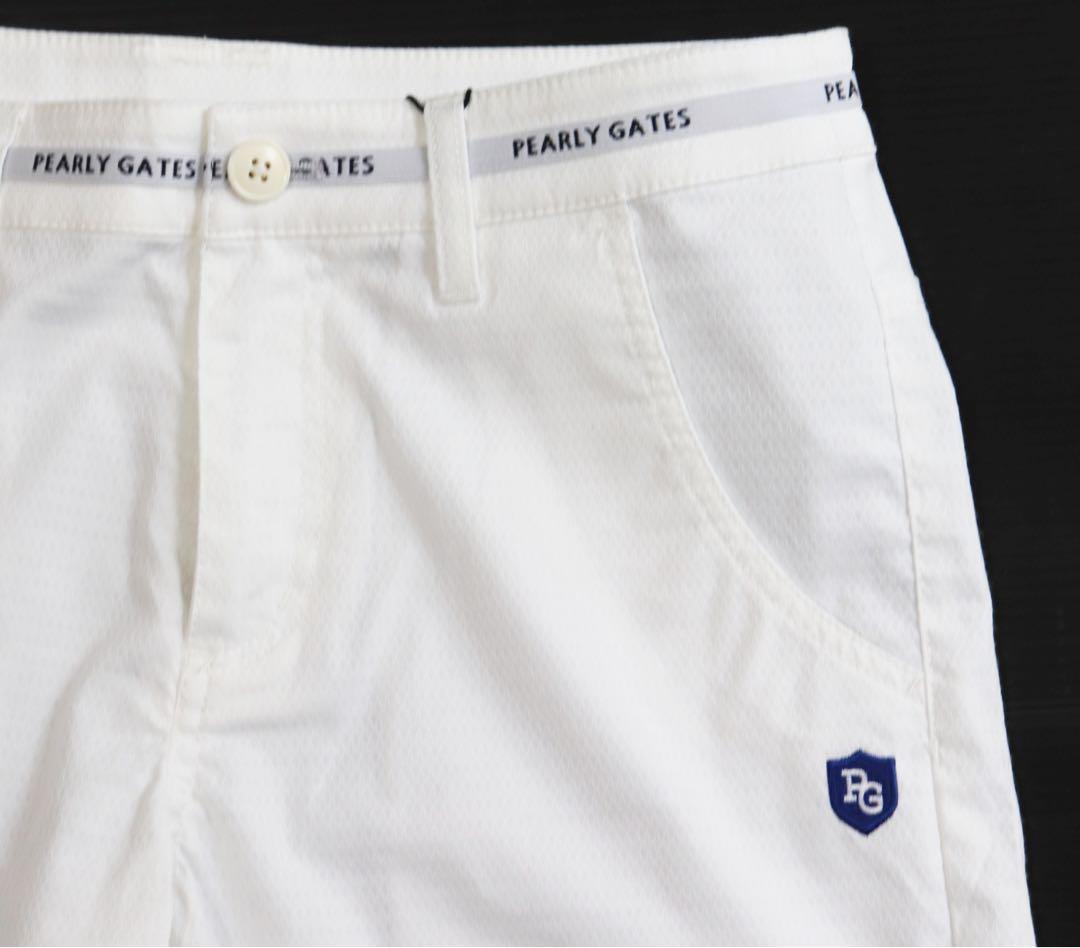 《パーリーゲイツ》未使用 ティー付き ストレッチショートパンツ 1(W74)