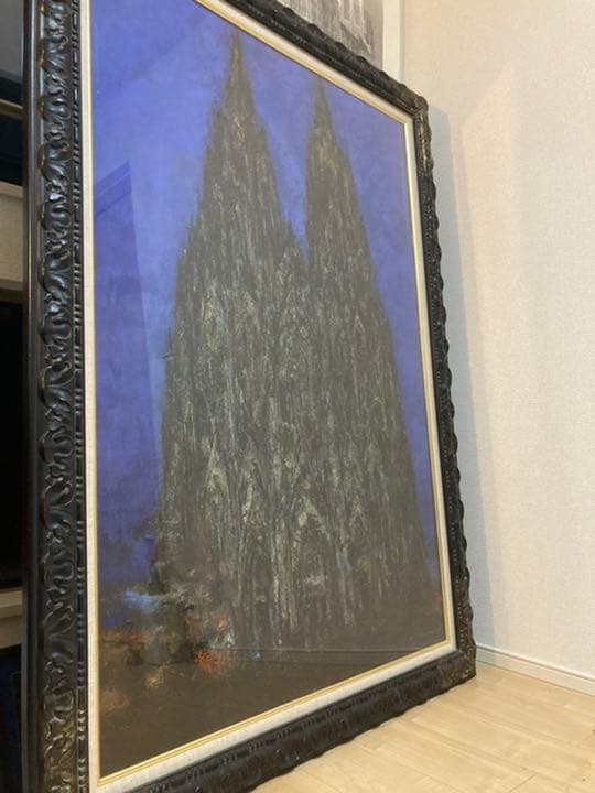 ケルン大聖堂　大型絵画　西中博