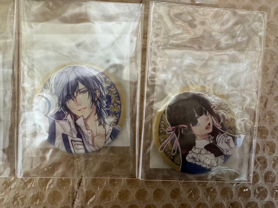 新品◆悪役令嬢は溺愛ルートに入りました！？ 缶バッジ 全7種 オンラインくじ