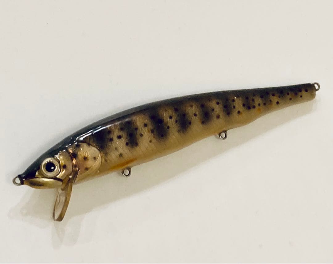 【1980s】オールドウッドベイト イワナ13.5cm WOODBAIT 激レア