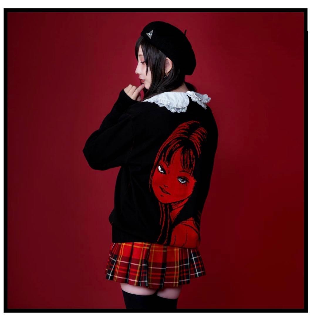 新品未使用　伊藤潤二/富江 ニットカーディガン