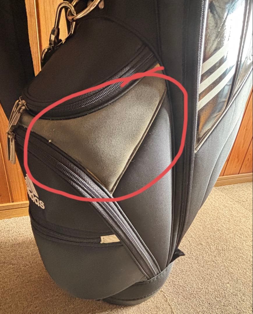 ゴルフバッグ　キャディバッグ　adidas