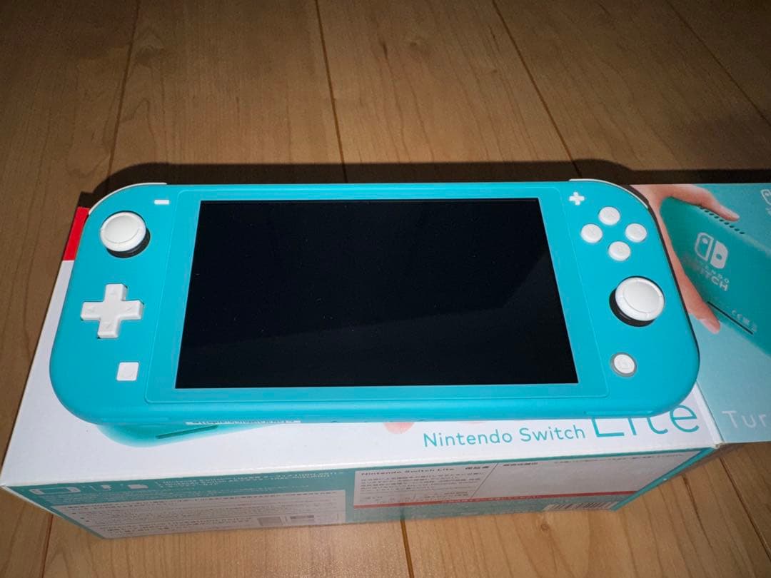 Switchライト　ターコイズ　付属品箱全てあり