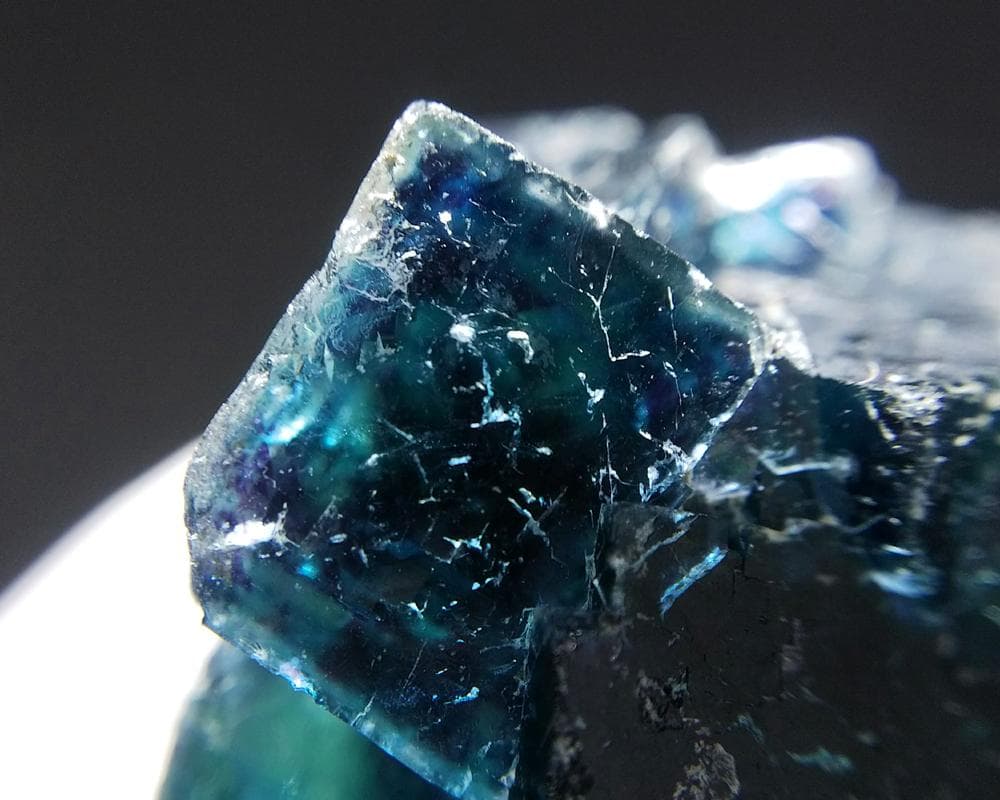 513 オコルス鉱山 フローライト ブルー パープル 蛍石