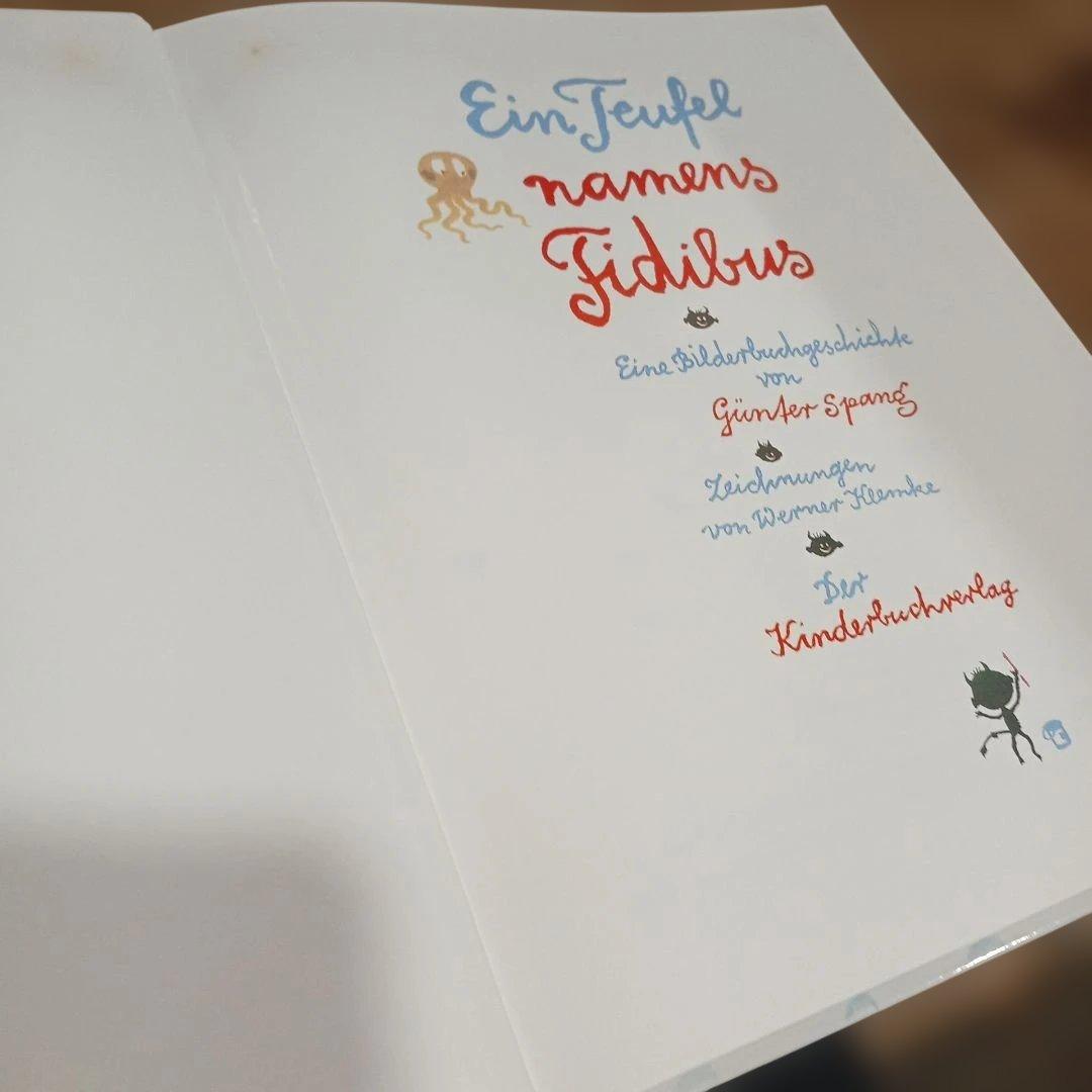 絵本・児童書 Gunter Spang / Ein Teufel namens Fidibus