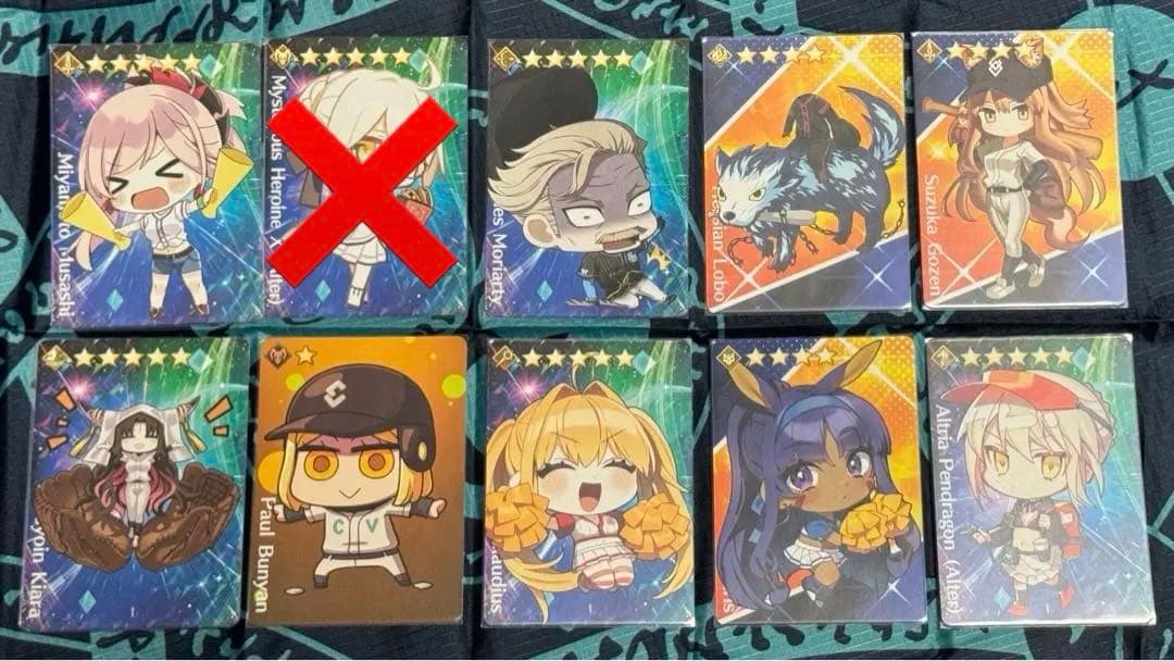 未使用 Fate/Grail League コレクションカード 計54枚