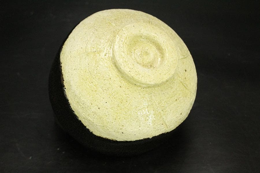 茶道具 楽入造 黒楽 抹茶茶碗 共箱 未使用(メ1365)