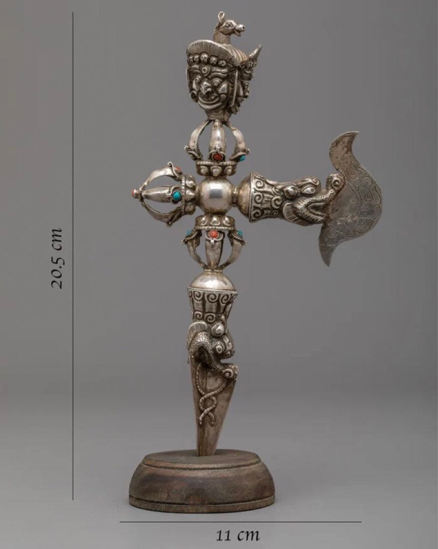 チベット　密教　法具　プルパ　パラシュ　アンティーク