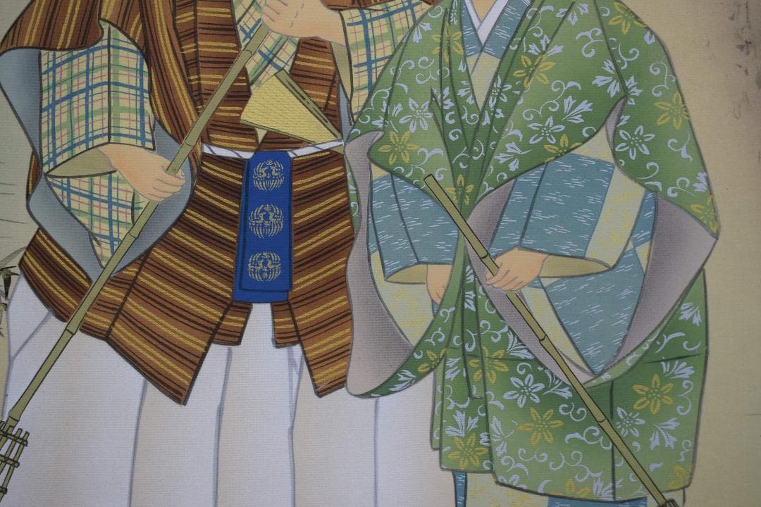 【真作】田中遙光/高砂図/祝事掛用/掛軸☆宝船☆Y-247　JM