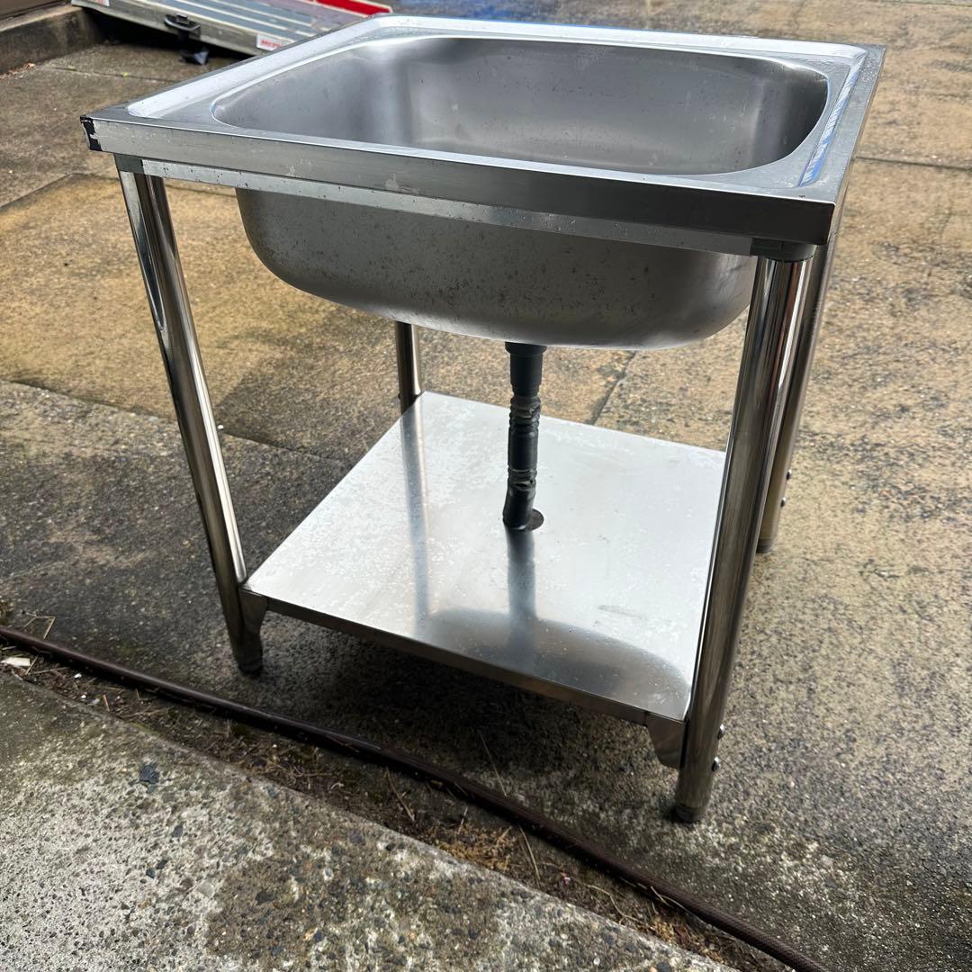 1槽シンク幅630mm×奥行550mm×高さ700mm/業務用/厨房機器/流し台