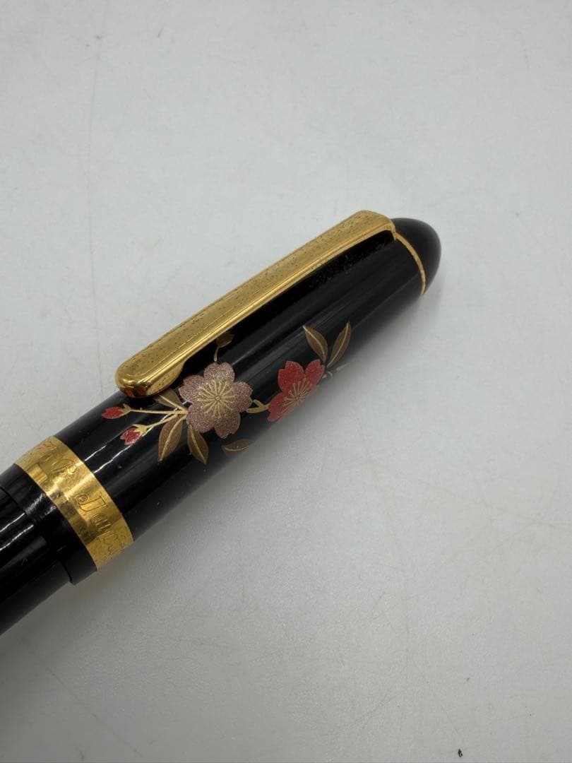 PLATINUM 3776 センチュリー 加賀平蒔絵 桜 万年筆 プラチナ 中