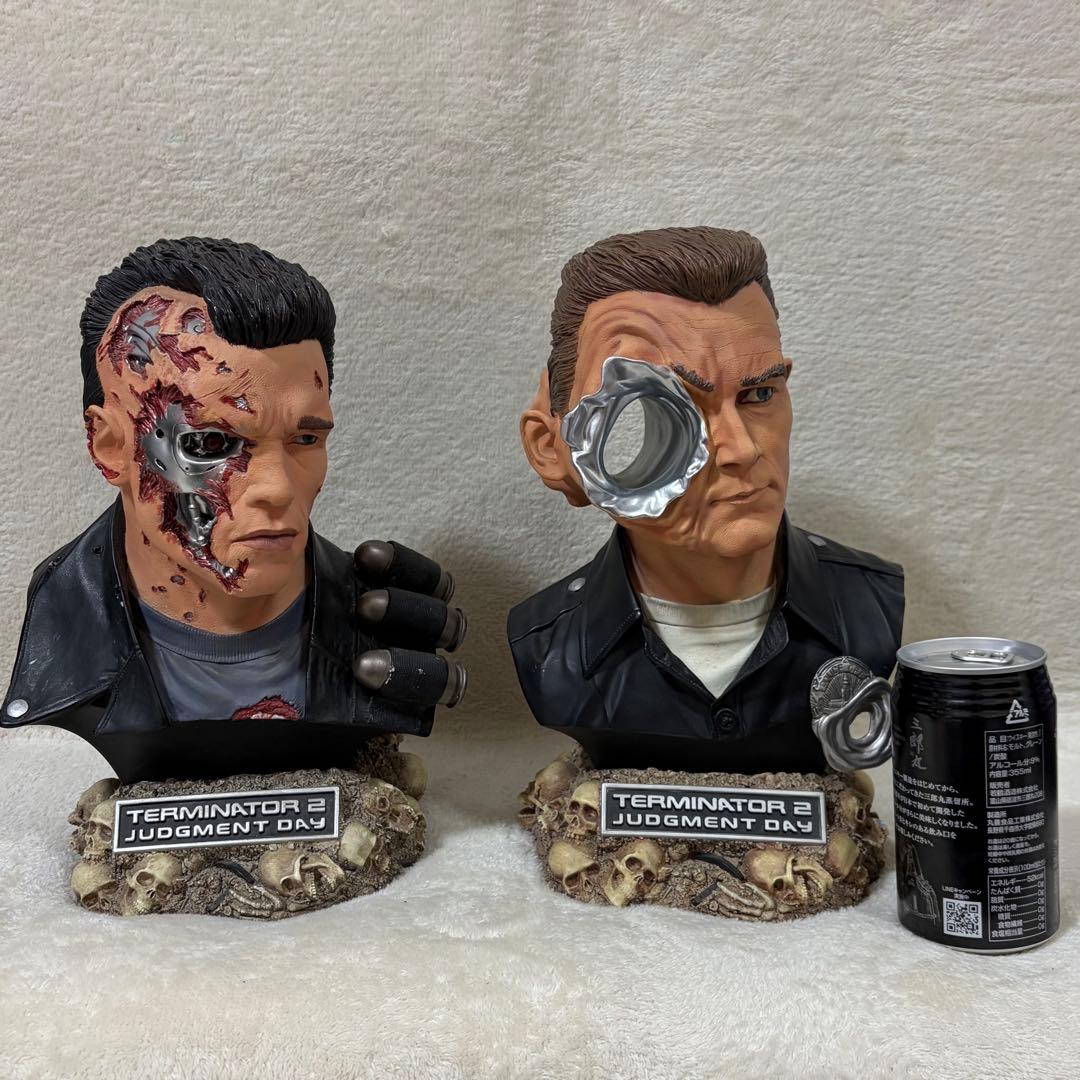 【希少】SIDESHOW ターミネーター2 T-800 T-1000 スタチュー