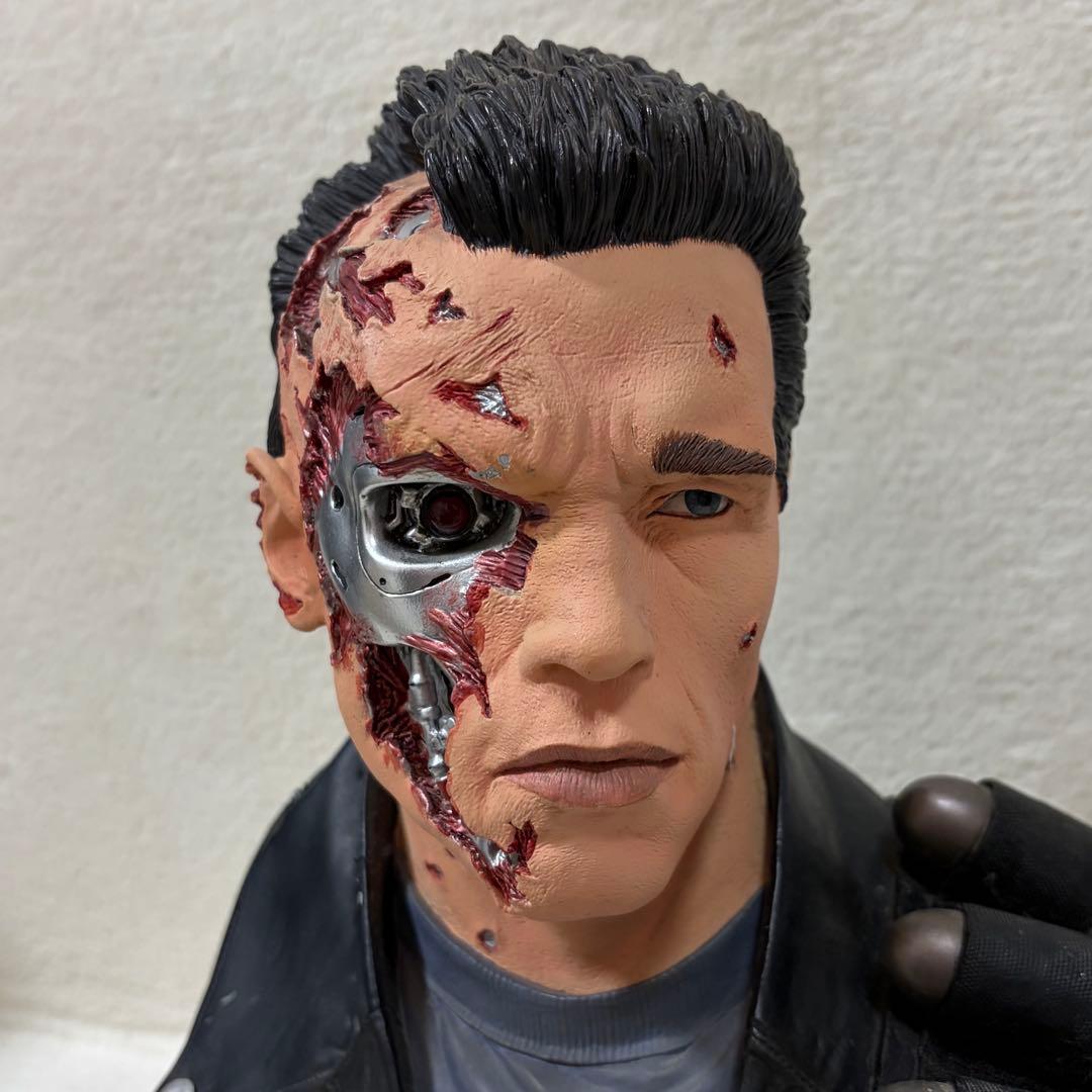 【希少】SIDESHOW ターミネーター2 T-800 T-1000 スタチュー