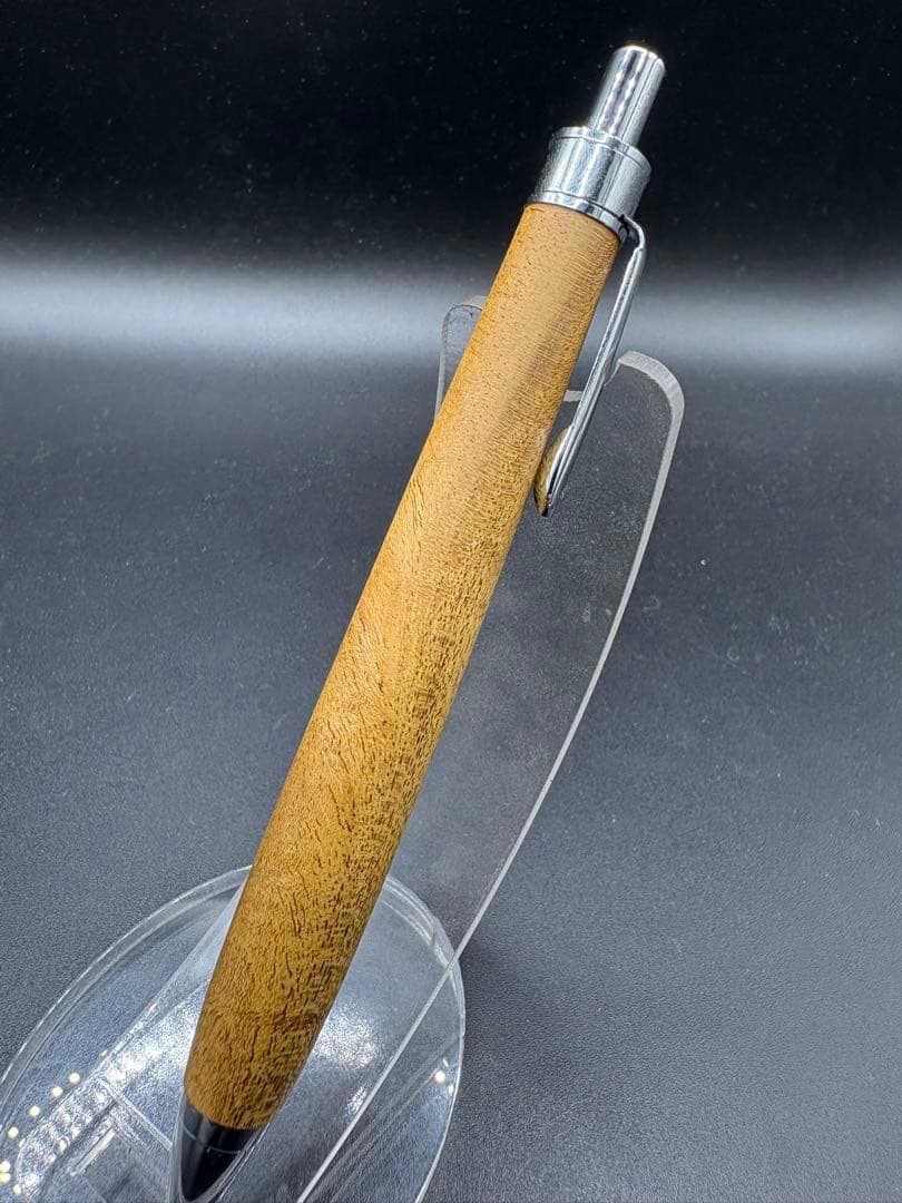 492御蔵島金桑　木軸シャーペン　ボールペン