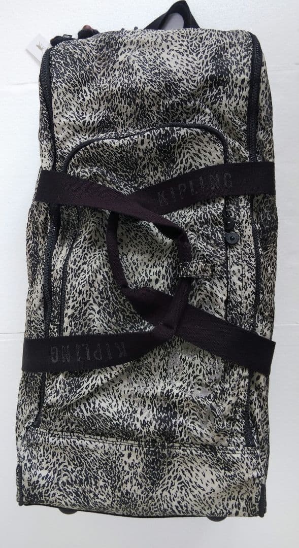 ☆新品☆ キプリング キャスター付 ボストンバッグ 大容量 アニマルプリント