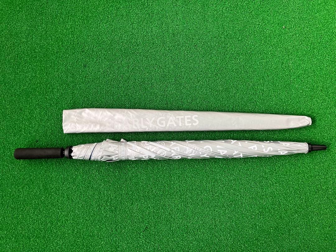 パーリーゲイツ PEARLY GATES ゴルフ用傘 シルバー・ネイビー