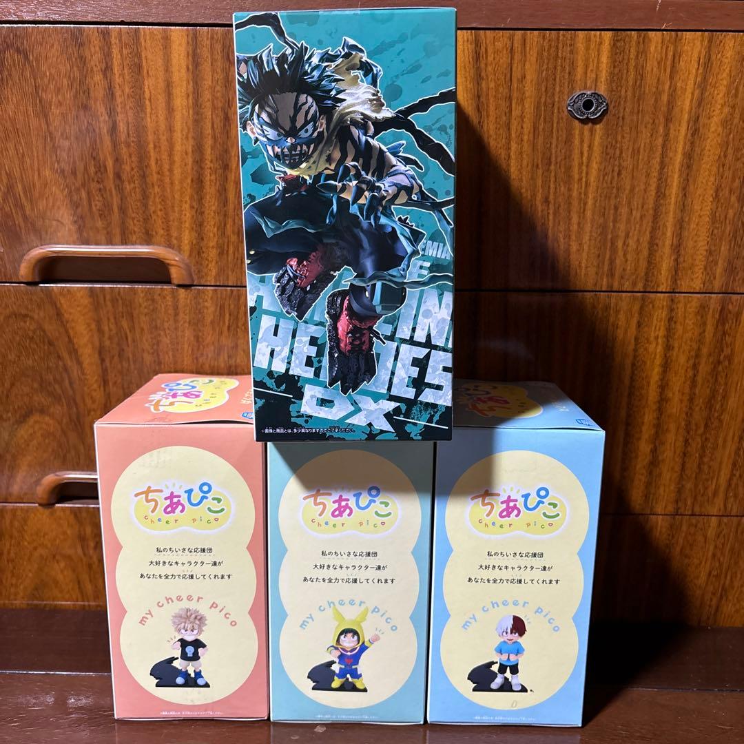 僕のヒーローアカデミア　ちあぴこ　3種セット& 緑谷出久フィギュア