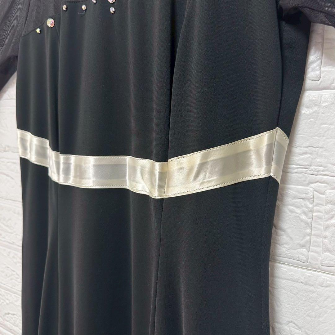 タカダンス　社交ダンスドレス　ロングワンピース　エレガント　ジャンティ　華やか